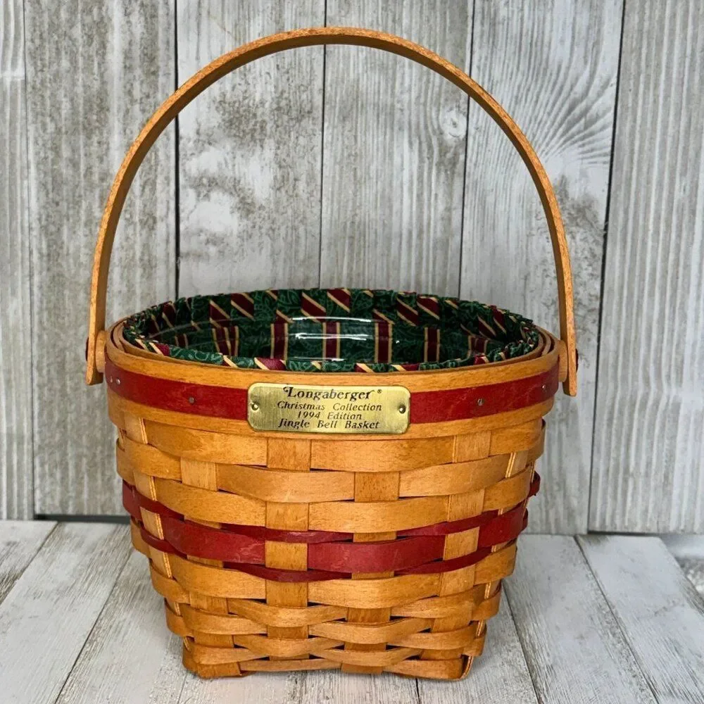 Longaberger 1994 Christmas Collection Jingle Bell Basket